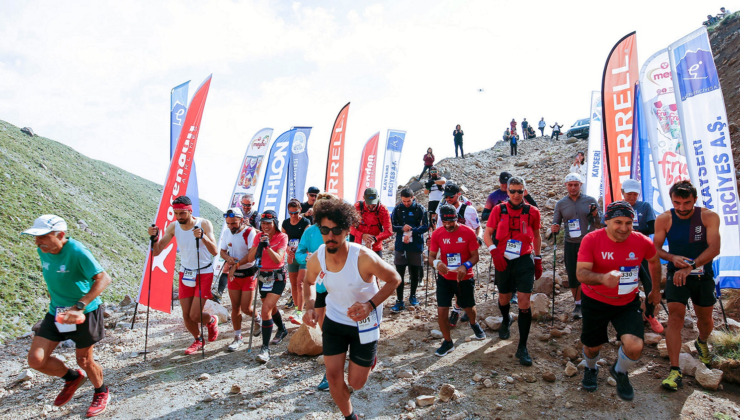 Erciyes Dağı 200 Koşucunun Heyecanlı Mücadelesine Tanık Oldu