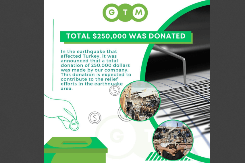 GTM Broker’dan Depremzedelere Dev Yardım