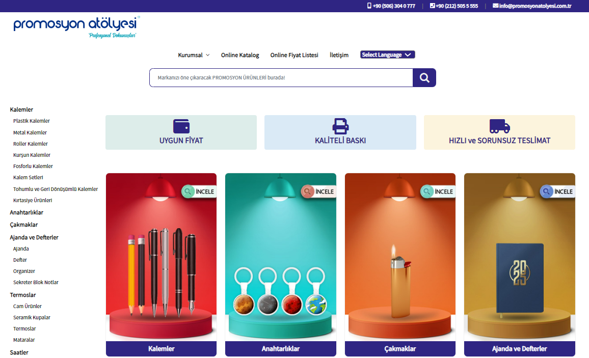 Promosyon Ajanda Ürünlerinin Özellikleri