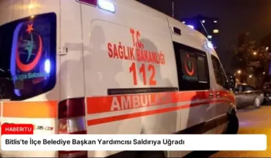 Bitlis’te İlçe Belediye Başkan Yardımcısı Saldırıya Uğradı