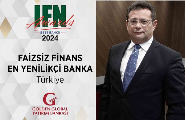 Golden Global Yatırım Bankası’na “Faizsiz Finansın En Yenilikçi Bankası” ödülü