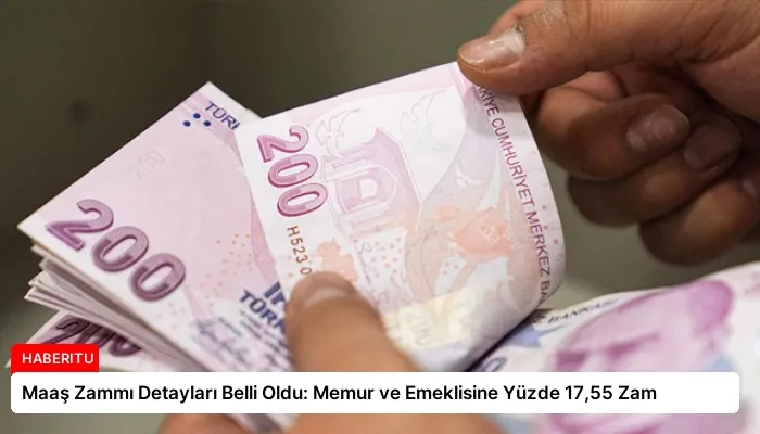 Maaş Zammı Detayları Belli Oldu: Memur ve Emeklisine Yüzde 17,55 Zam