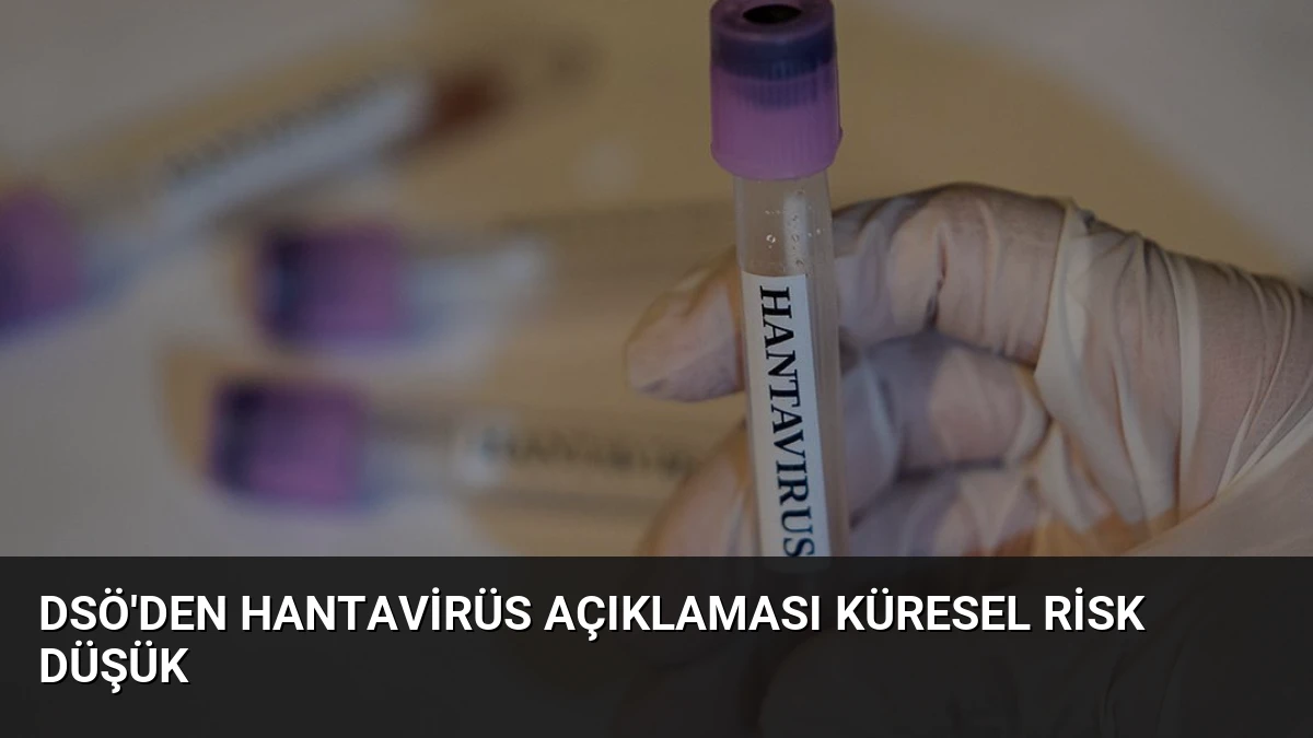 DSÖ’den Hantavirüs Açıklaması Küresel Risk Düşük