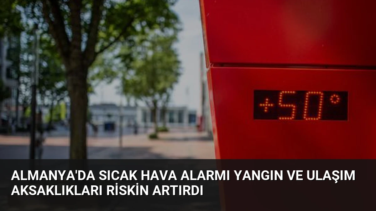 Almanya’da Sıcak Hava Alarmı Yangın ve Ulaşım Aksaklıkları Riskin Artırdı