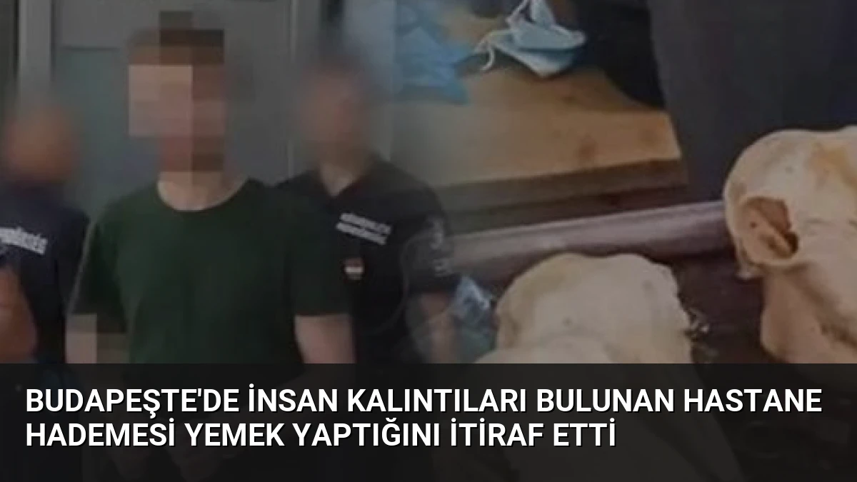 Budapeşte’de İnsan Kalıntıları Bulunan Hastane Hademesi Yemek Yaptığını İtiraf Etti