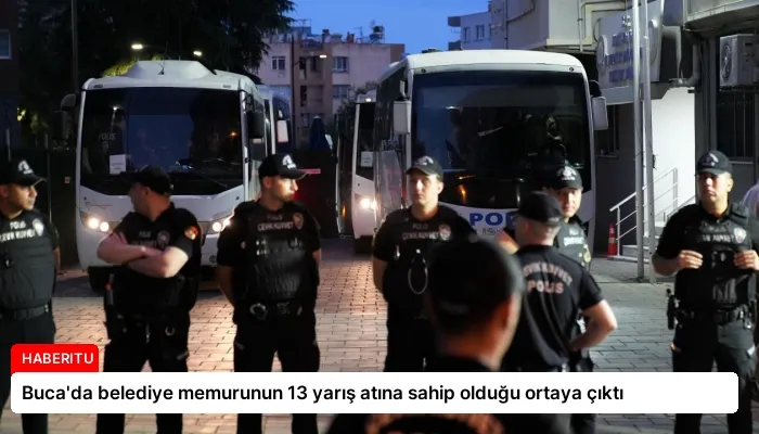Buca’da belediye memurunun 13 yarış atına sahip olduğu ortaya çıktı