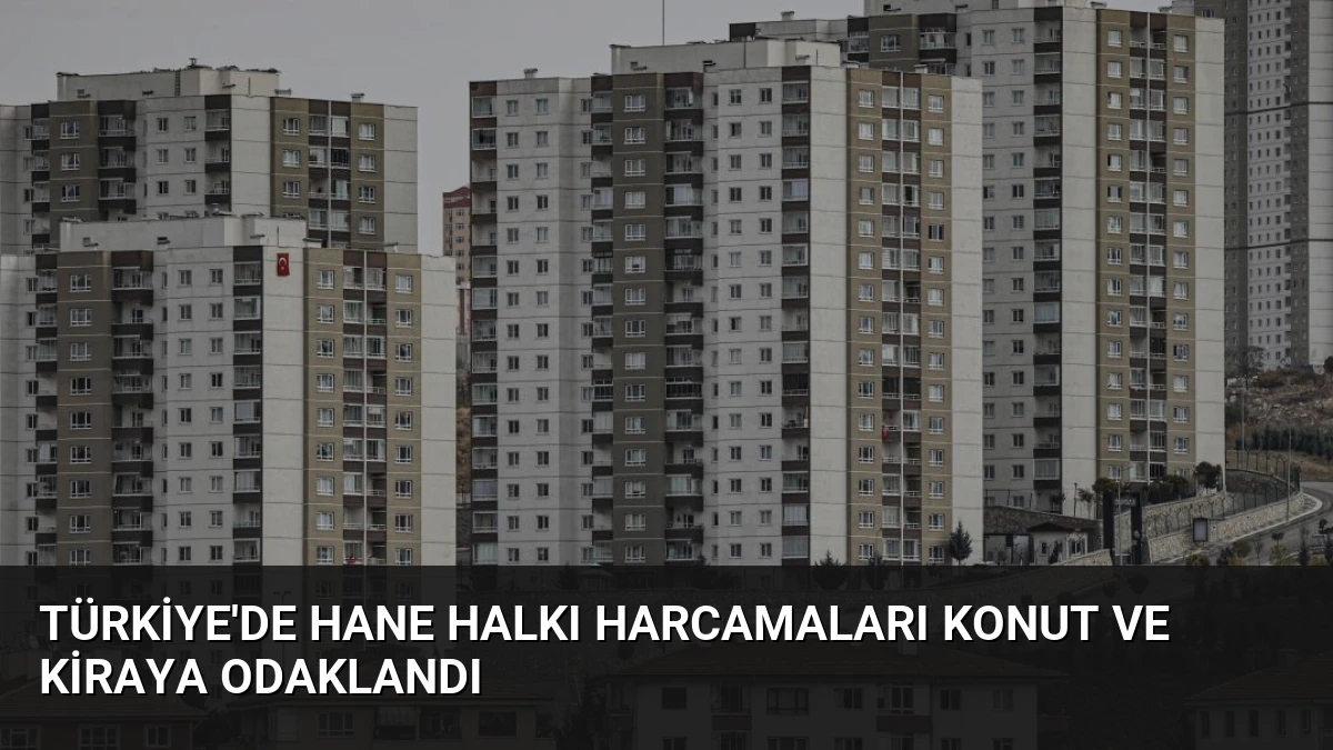 Türkiye’de Hane Halkı Harcamaları Konut ve Kiraya Odaklandı