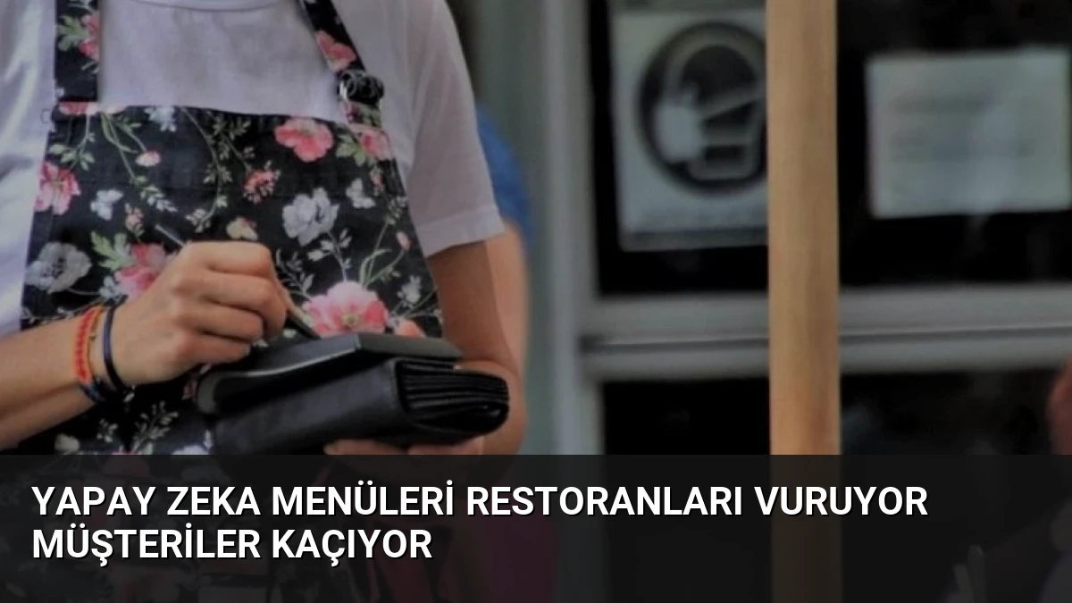 Yapay Zeka Menüleri Restoranları Vuruyor Müşteriler Kaçıyor