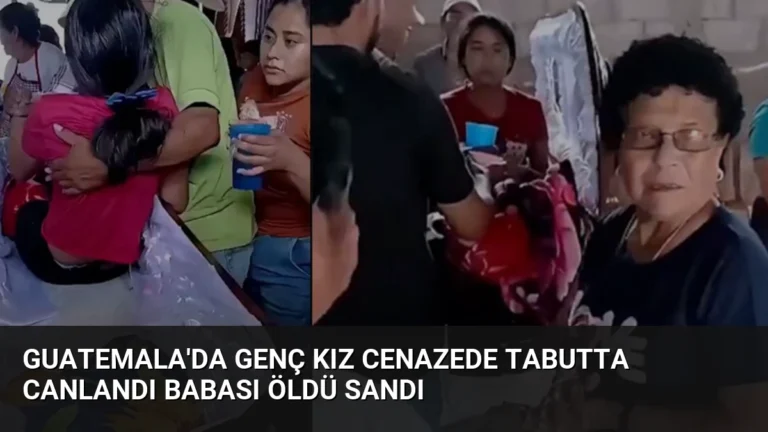 Guatemala’da Genç Kız Cenazede Tabutta Canlandı Babası Öldü Sandı